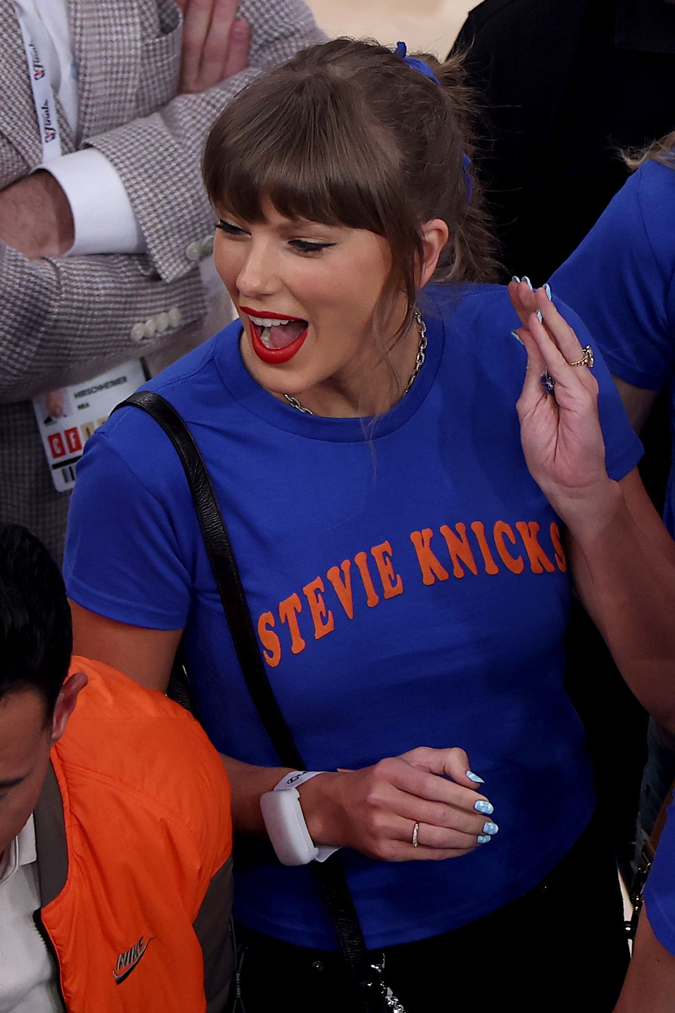 Taylor Swift’s ‘Stevie Knicks’ Shirt at Game 4 of the NBA Finals Is So Important To Me